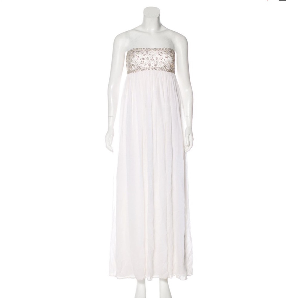 Reem Acra wedding gown